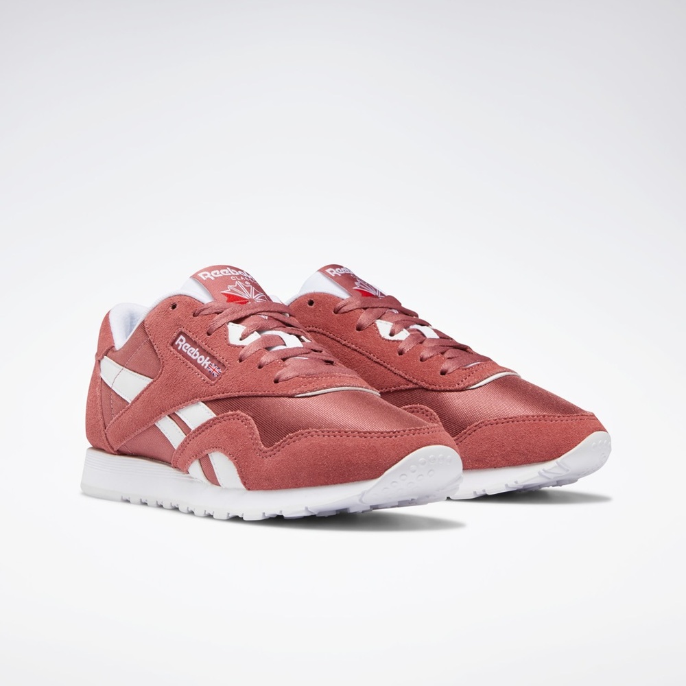 NEW Reebok Classic Nylon Rose Dust Running Shoes US 6.5